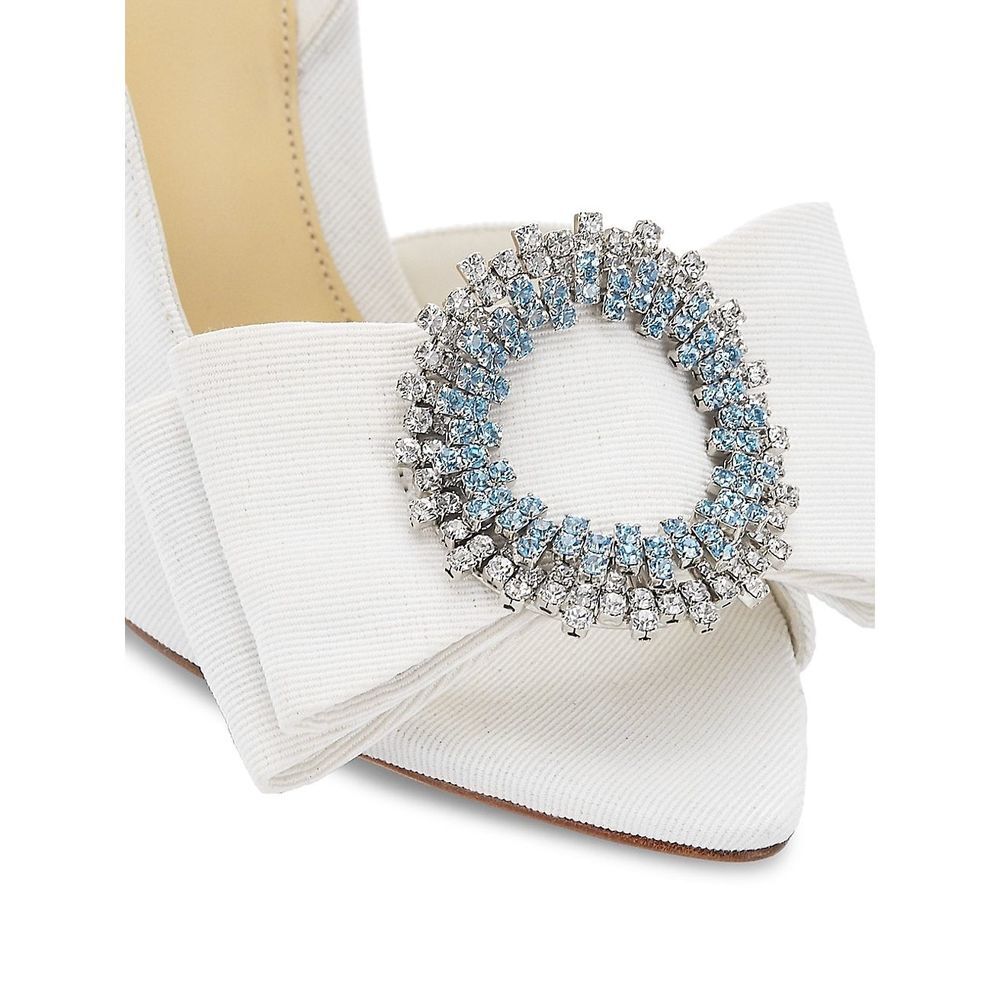 Alexandre Birman Madeline Embellished Bridal Slingbacks - Picture 6 of 15